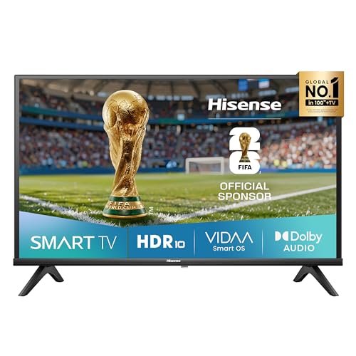 Migliori TV 40 pollici Hisense TV 40' Full HD 2025 40E41QT, Smart TV VIDAA U8, Airplay2, Game Mode, Works with Alexa, Tuner DVB-T2/S2 HEVC 10, lativù, 40'', 2025 LED