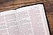 NASB, Personal Size Bible, Large Print, Genuine Leather, Calfskin, Black, Red Letter, 1995 Text, Comfort Print