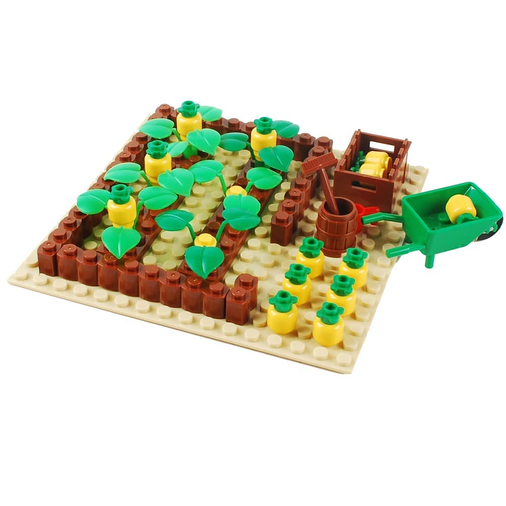 Snapklik.com : Farm Field Set Building Blocks Plant Animal Crops ...
