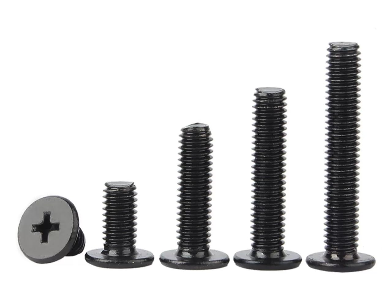 100 Viti Chicago In Acciaio - M5 In 6 Misure (4-15mm) Con Borchie, Per Artigianato Pelle - Foto 11