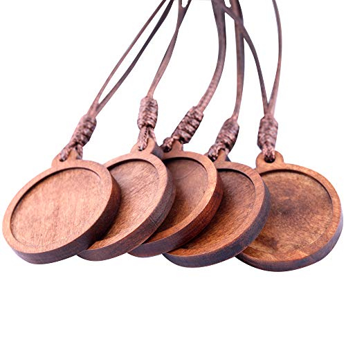 Reidgaller Wood Cabochon Pendant Trays
