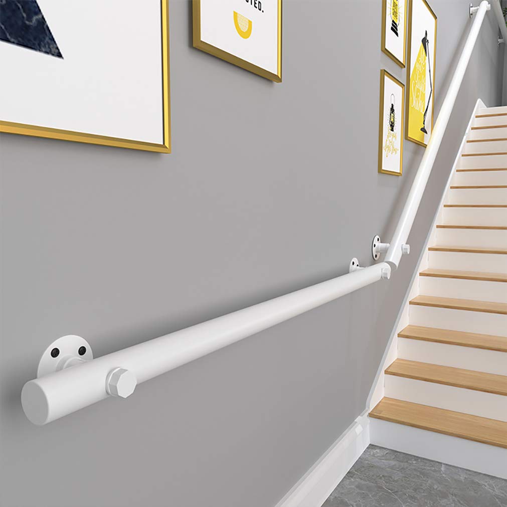Gyeqxkt White Pine Non Slip Handrail Kit For Indoor Stairs 340Cm Length