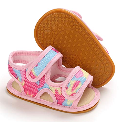 Non-Slip Boys Flat Girls Shoes Rubber Walking Sole Prewalker Sandals Baby Soft Baby Shoes Toddler Sandals Size 83