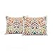 Lush Decor Clara Quilt 3 Piece Reversible Bedding Set, Full/Queen, Turquiose & Tangerine