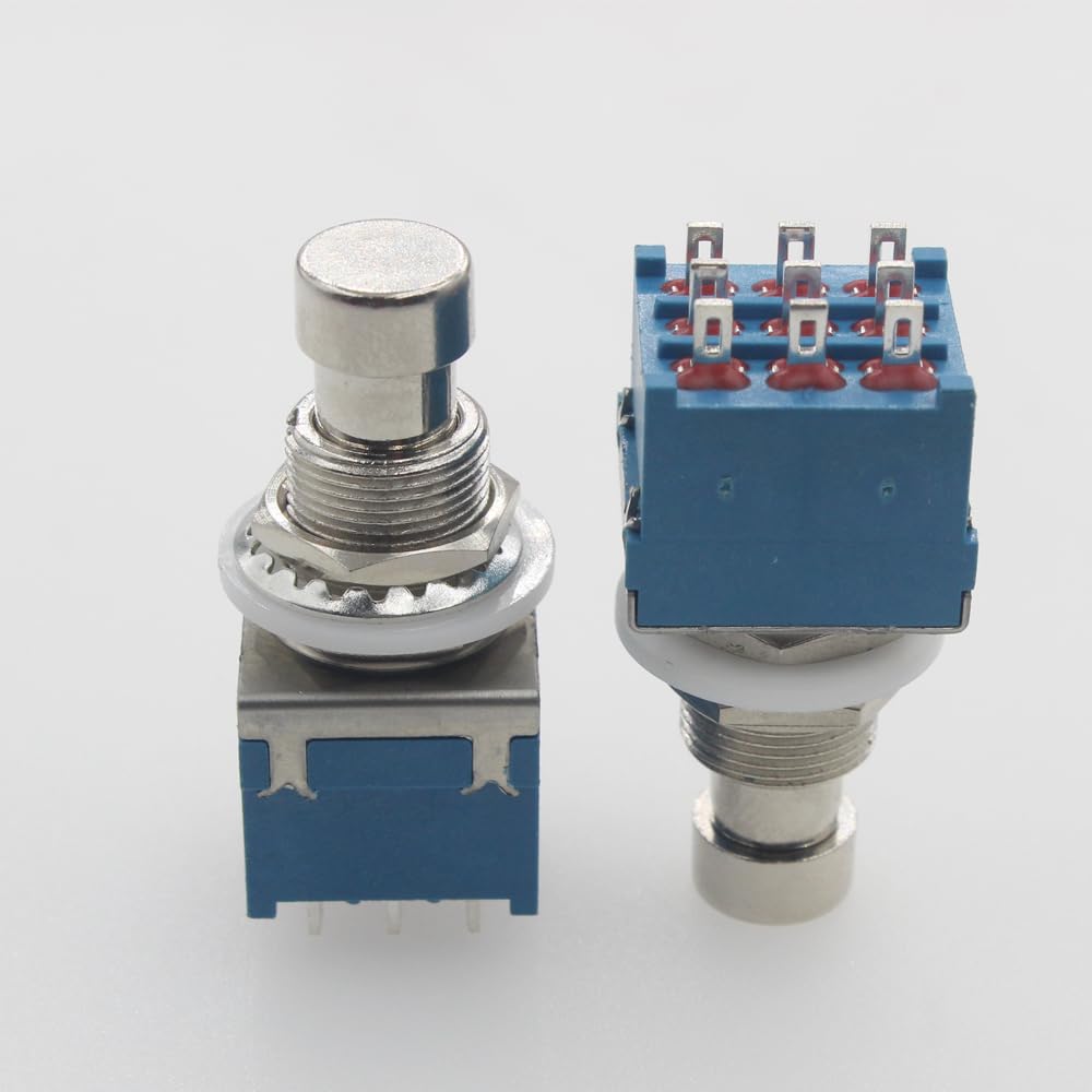 125pcs/Lot 3PDT Stomp Pedal Foot Switch True Bypass (To Most Country)