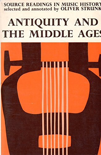 Source Readings in Music History Antiquity and ... B001U98TTY Book Cover