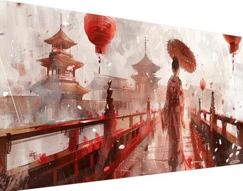 Diamond-painting Japon grand format 70x140cm tableau strass C-3
