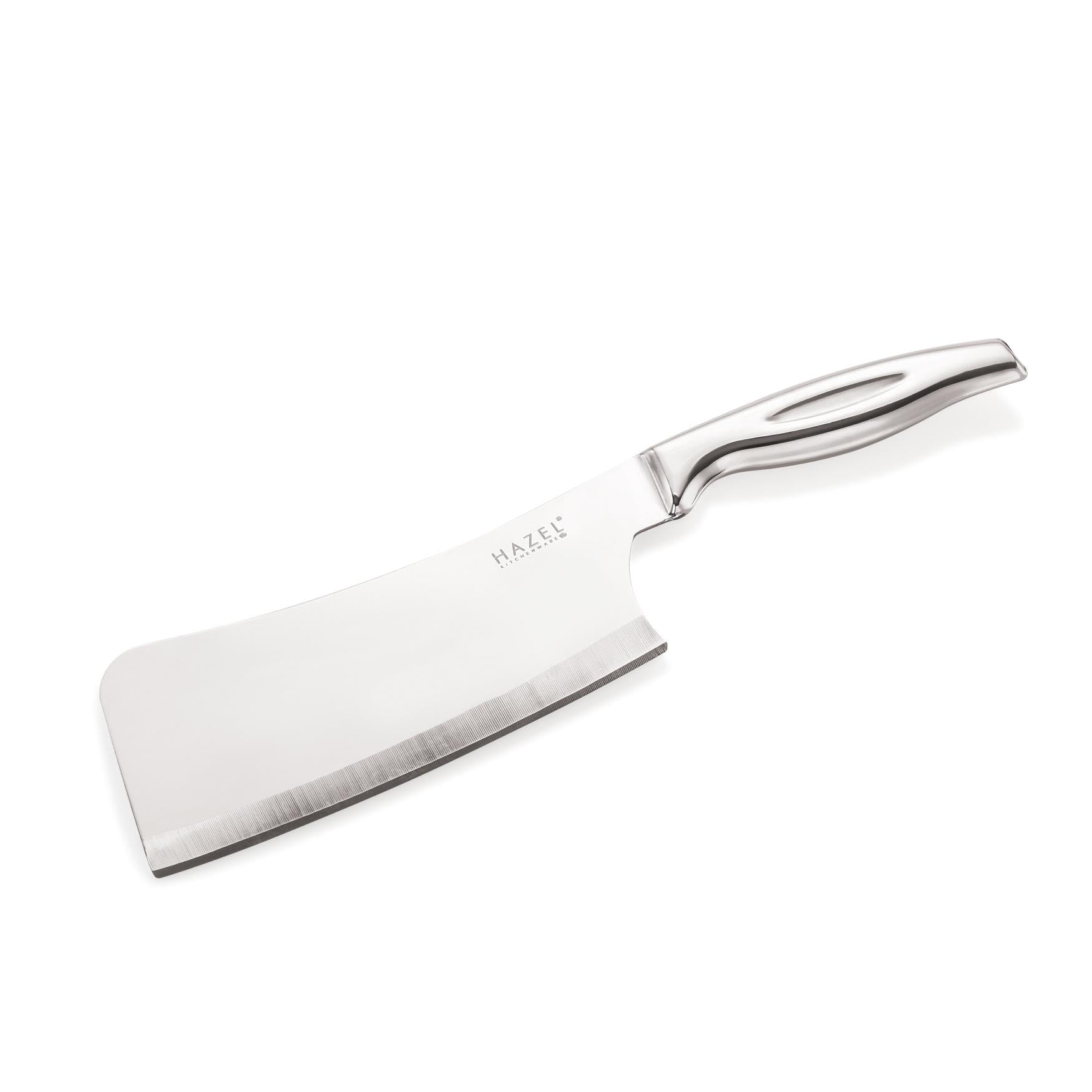 HAZEL Stainless Steel Sharp Chopper Knife for Kitchen with Handle | Big Kitchen Knife, Silver (B0CX11XW6H) Amazon Price History, Amazon Price Tracker