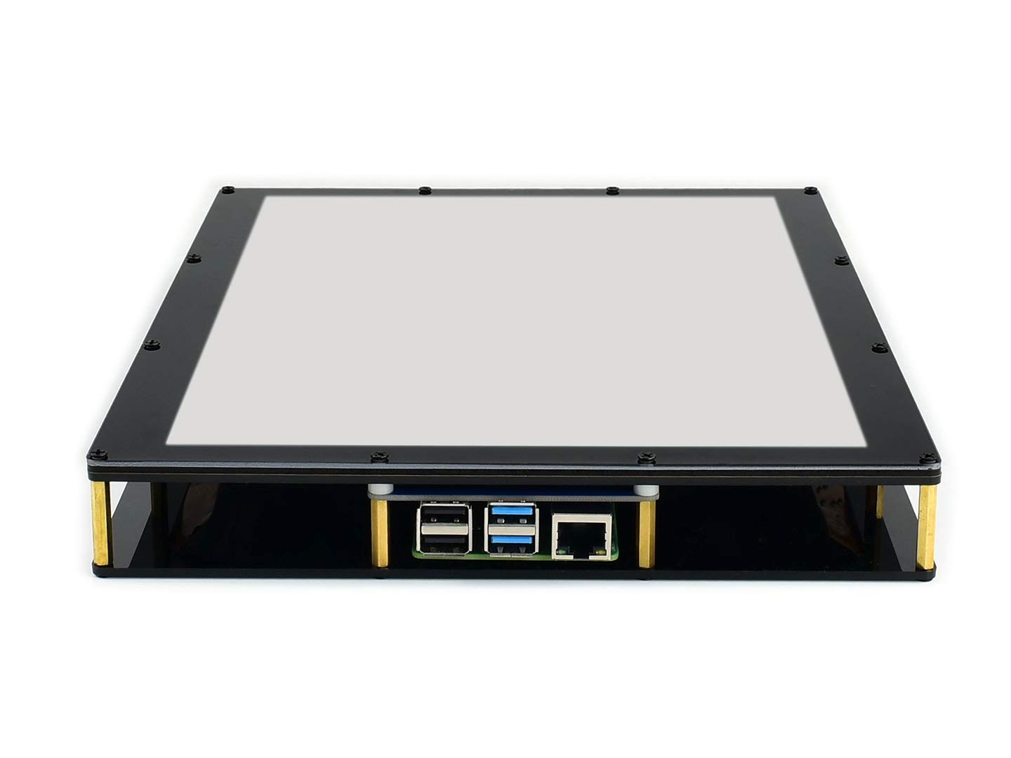 Waveshare 12.48inch E-Ink Display Module 1304×984 Resolution with Embedded Controller SPI Interface Red/Black/White Three-Color E-Paper Display Screen