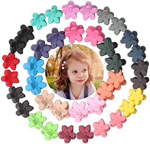 40Pcs Baby Girls Hair Bangs Mini Hair Claw Clip Kids Hair Pin 20 Colors for Girls and Women