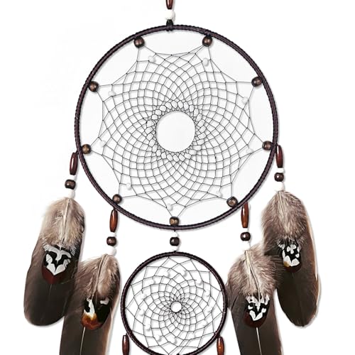 Attrape-rêves en macramé bohème, cadeau idéal pour chambre - 6