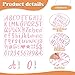 648 PCS Letter Stickers Glitter Alphabet Stickers Self Adhesive Waterproof Vinyl ABC Letters for Graduation Cap Water Bottles Cup Mailbox Number Scrapbooking Notebook Sign Crafts Decor(8, Light Pink)