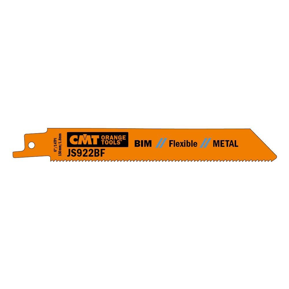 CMT JS922BF-20 Lame per Seghe a Gattuccio per Metallo, Arancione