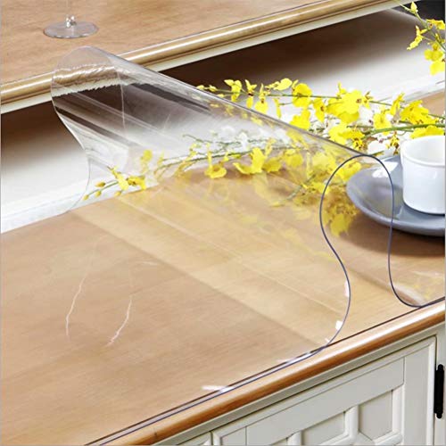 Nappe de table imperméable transparente givrée de 1.8mm avec douceur exceptionnelle - 2