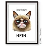  ABOUKI lustiger Kunstdruck - ungerahmt -\