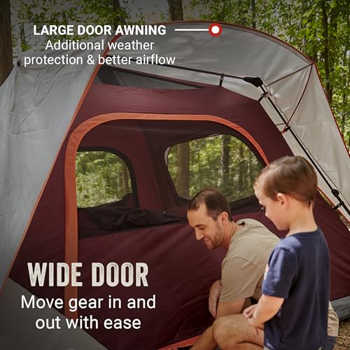 Coleman Skylodge Carpa Instantánea para 4 Personas con Lluvia, Hecha de Materiales Libres de PFAS miniatura 5