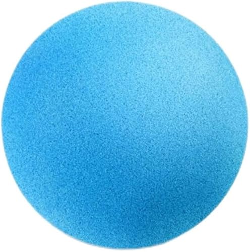 2023 Newest Silent Basketball, Indoor Training Ball, Uncoated High-Density Foam Ball, Soft, Flexible, Lightweight, and Easy to Grip (No.7, Blue)