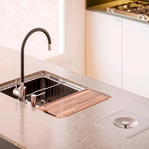 Cuba Docol Massima 68x48 1569316 Inox Escovado com Acessórios