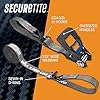 Secure Tite Ratchet Straps 2-Pack 1-1/4 x 16 Tie Down Straps with Vinyl Coated Double J-Hooks Cargo Tie Down Straps, 1000 lbs. Working Load Limit and 3000 lbs. Break Strength