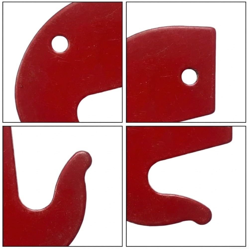 GLOBALHUT Gancho Pared Escalera para Robusto Antióxido 8x7cm Gancho Pared