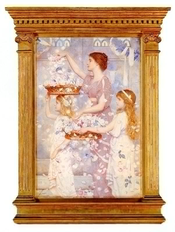 Toile George Lawrence L'impératrice affiche déco salon moderne 60x90cm