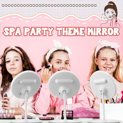 Set de 6 espejos para maquillaje DoubleFill en blanco miniatura 5
