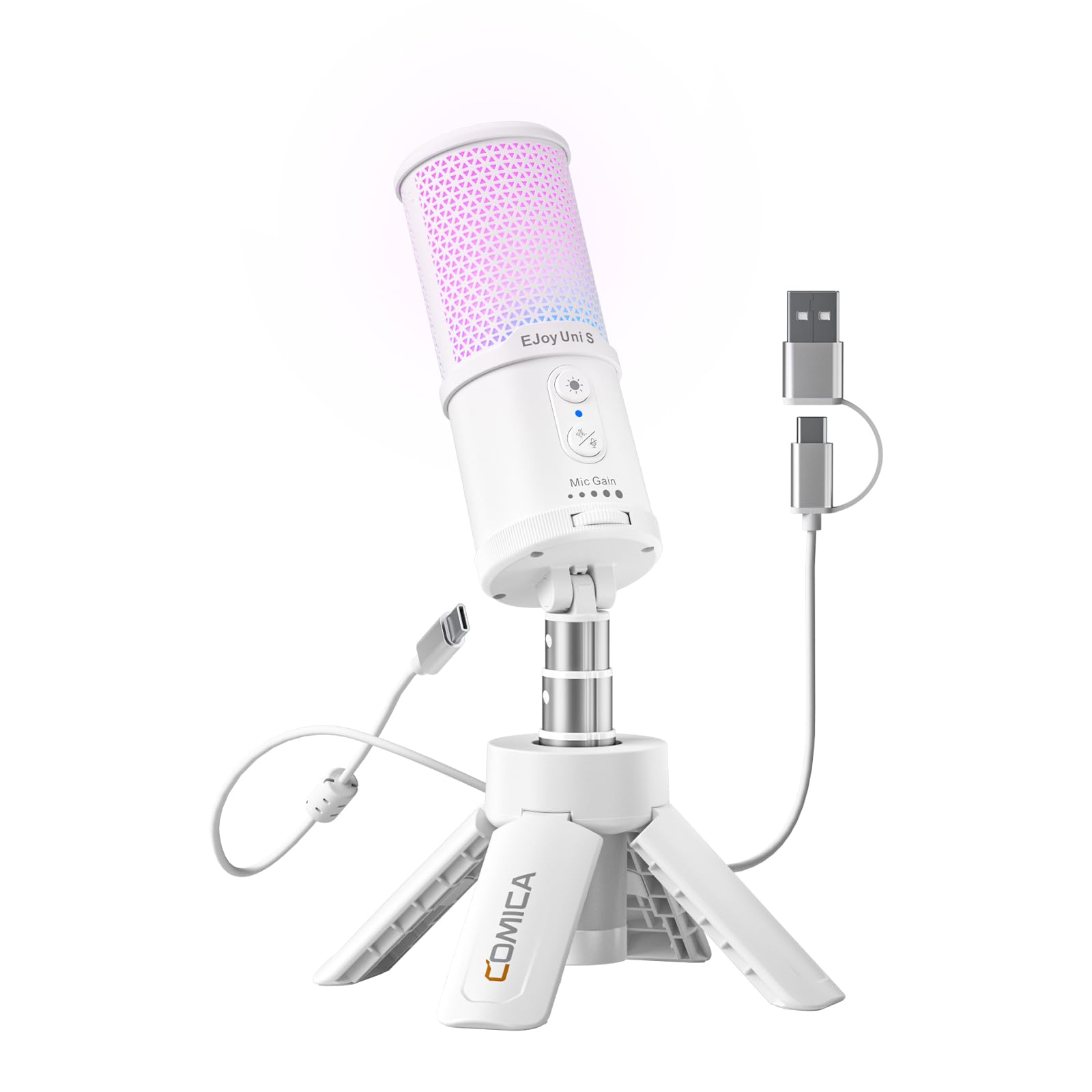 Amazon.co.jp: COMICA EJoy Uni S USBコンデンサーマイク AIノイズ