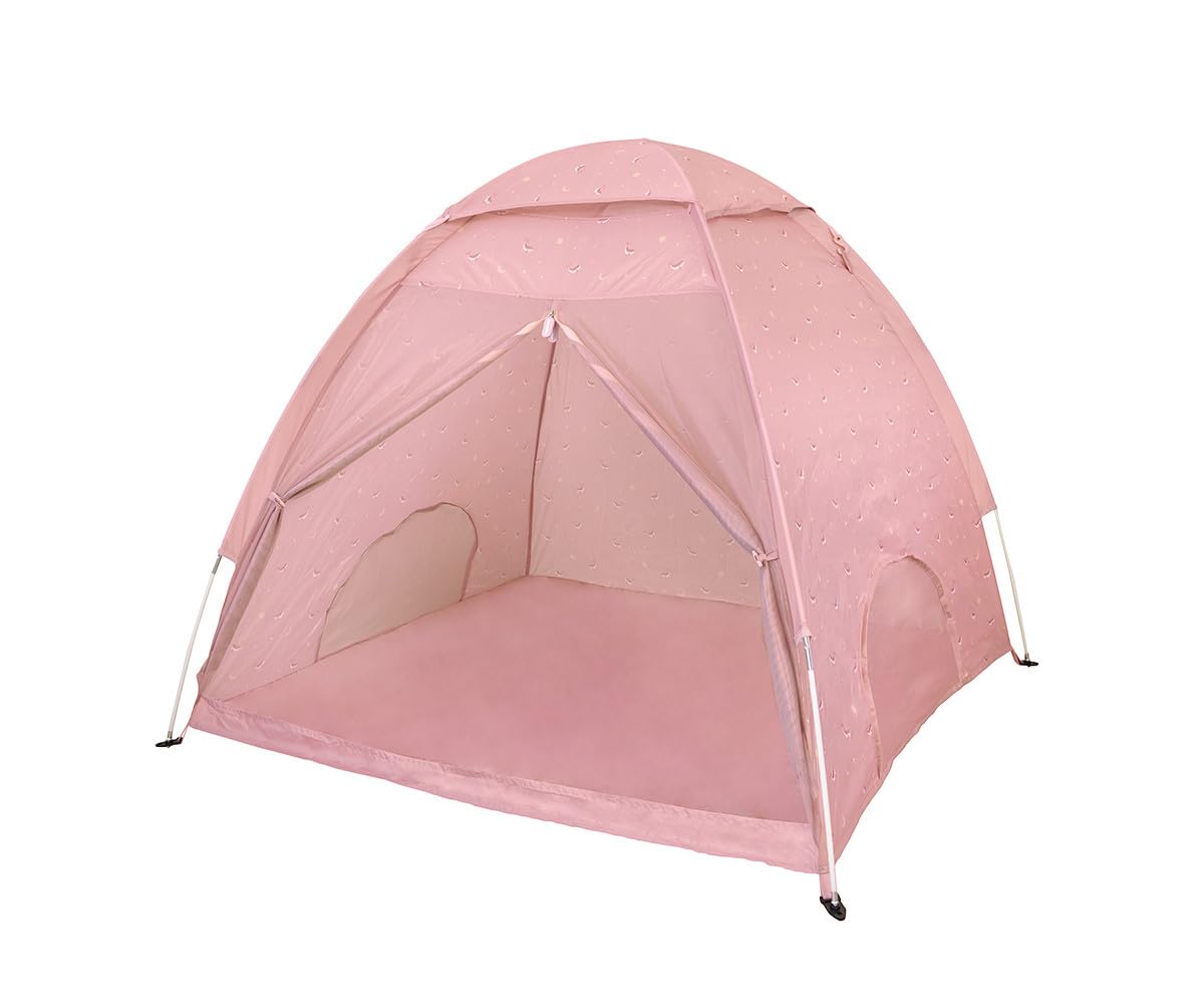 Tenda Anti-UV UPF50+ per Bebè da Spiaggia Traspirante con Zanzariera Impermeabile Whale Pink