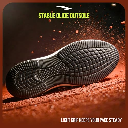 Image of ASIAN Storm-42 Men's Walking Shoes with Breathable Knit Shoe, Lightweight Cushioned Sole, Soft Sock-Like Fit, Flexible Slip Ons with Without Laces Comfort & Steady Grip | Ideal, Office & Travel