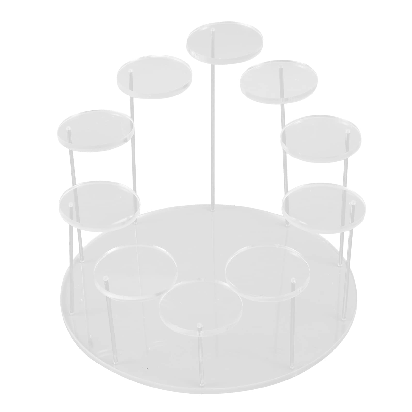 CTRLZS Acrylic Cupcake Holder Stand, Round Cupcake Tower Display Stand, Premium Dessert Stand Cupcake Holders, for Parties