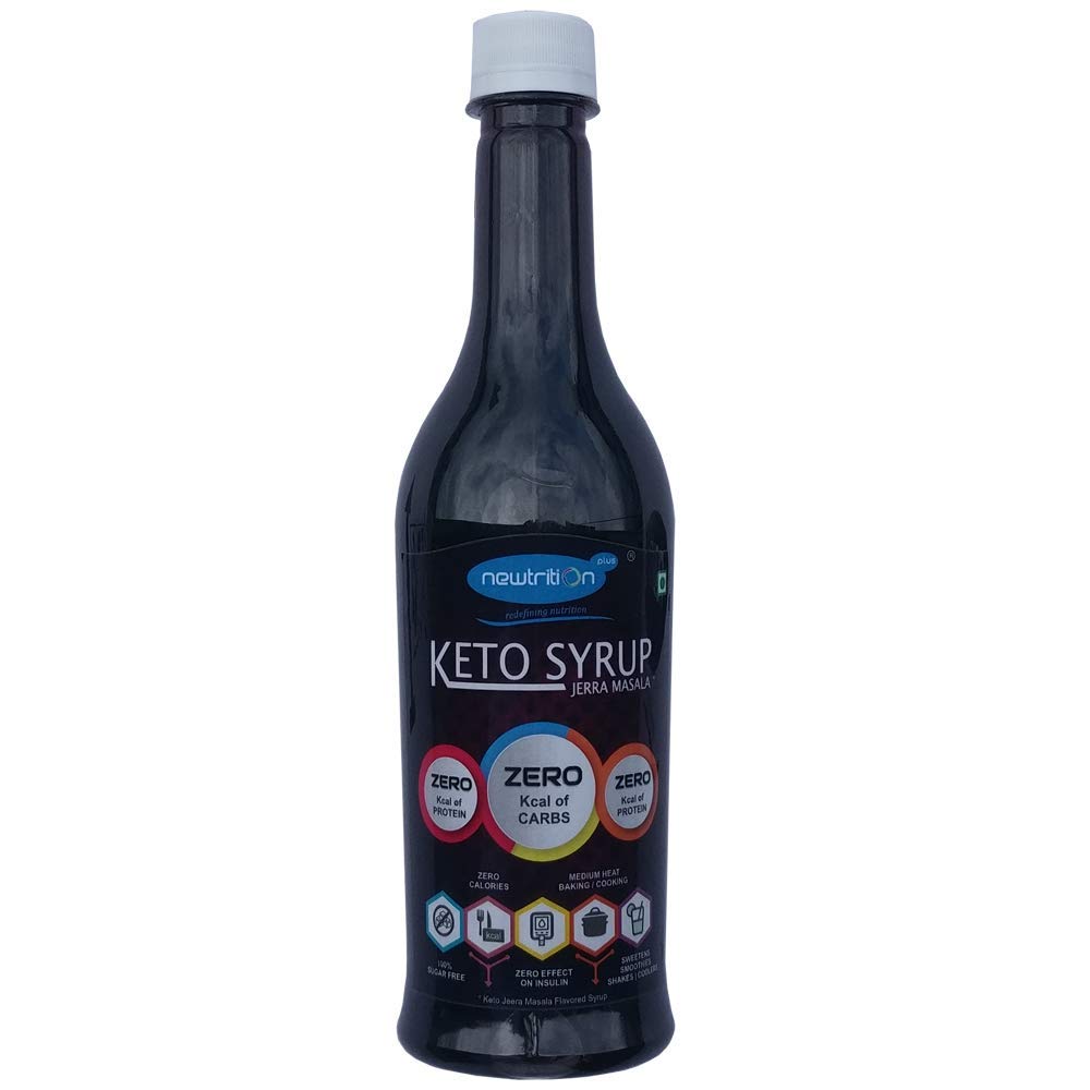 Newtrition Plus Redefining Nutrition Keto-Friendly Jeera Masala Flavored Sugar-Free Mixer Syrup