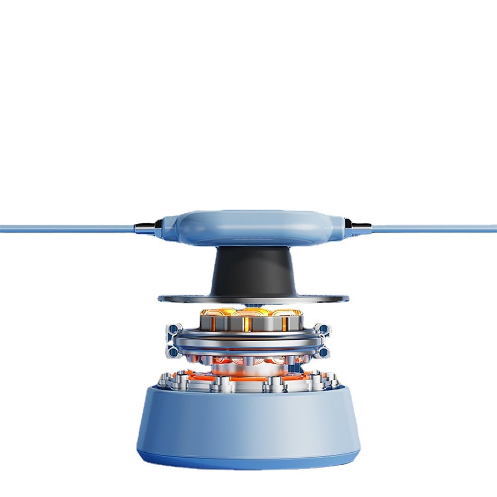 TsoLay Máquina De Saltar De Cuerda Eléctrica Recargable, Cuerda De Saltar Inteligente con Control Remoto Inteligente De 1-20 Niveles, para Familia, Gimnasio, Oficina
