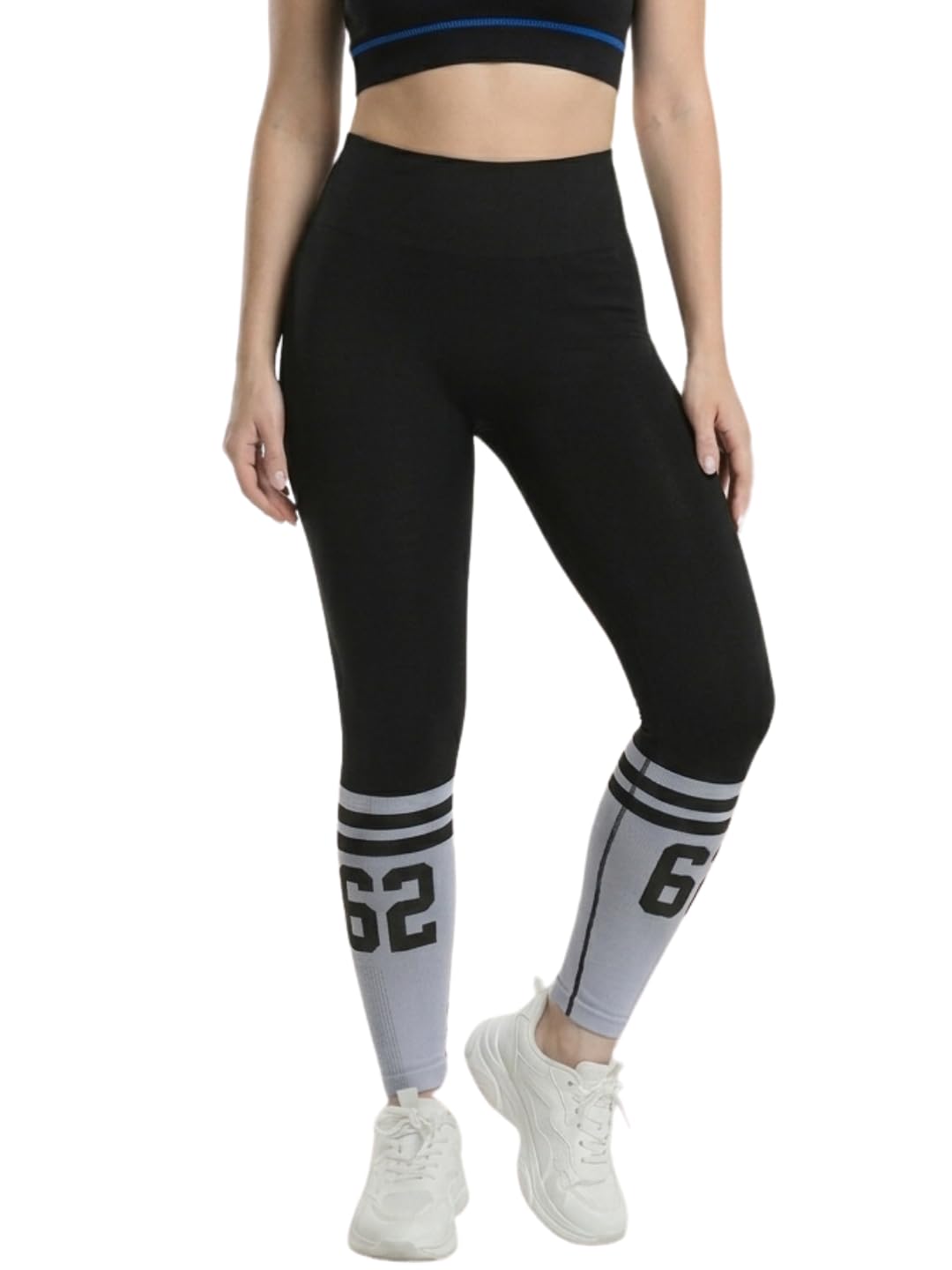 Celary Women's Activewear Leggings|High Waist Yoga Pants|Dual Tone Activewear with Number Print|Tummy Control Workout Tigh... - Review, Price and Buying Guide