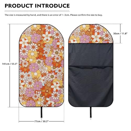 Image of Daisy Flower Car Seat Towel Cover Front Car Seat Covers Universal Front Seat Cover Waterproof Soft Auto Seat Covers Anti-Slip Universal Fit for Auto Truck Van SUV