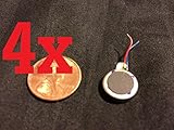 4x Voltage 3v Coin Vibration Micro Motor Flat Toy Cell Phone 12 Mm X 3.4mm B18