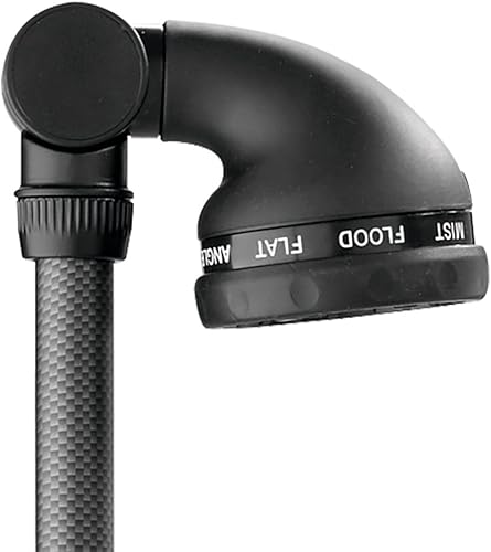 Miniatura 3 de Orbit 56584 Varita de torreta de 9 patrones con cabezal de trinquete, 36 pulgadas, grafito