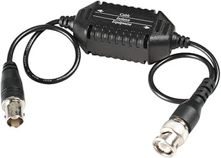 Coaxial Video Ground Loop Isolator Balun BNC Male to Female for CCTV Camera Durability
