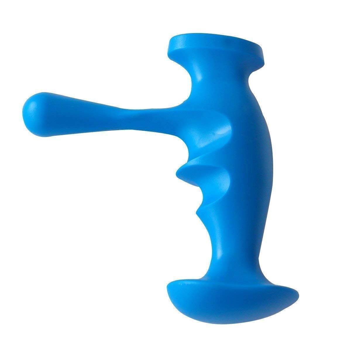 HealthAndYoga(TM) TheraPress Trigger Point, Acupressure, Deep Tissue Massage Tool (Blue)