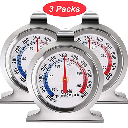In OvenThermometer Oven Grill Fry Chef Smoker Thermometer Instant Read Stainless Steel Thermometer
