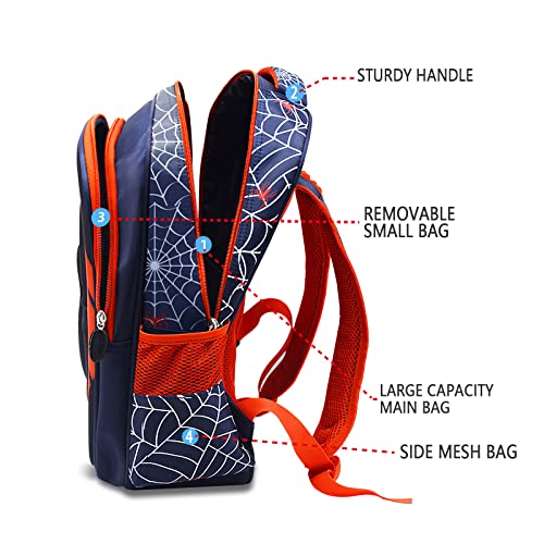 Hhziya Toddler School Backpack 3D Cartoon Comic Backpacks Waterproof Lightweight Elementary Kids Schoolbag For Boys Girls,Royal Blue #TOP4