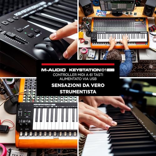 M-AUDIO Keystation 61 MK3 - Tastiera Midi Controller Usb A 61 Tasti, Controlli Assegnabili, Plug-And-Play (Mac/Pc) + Pacchetto Software - 7