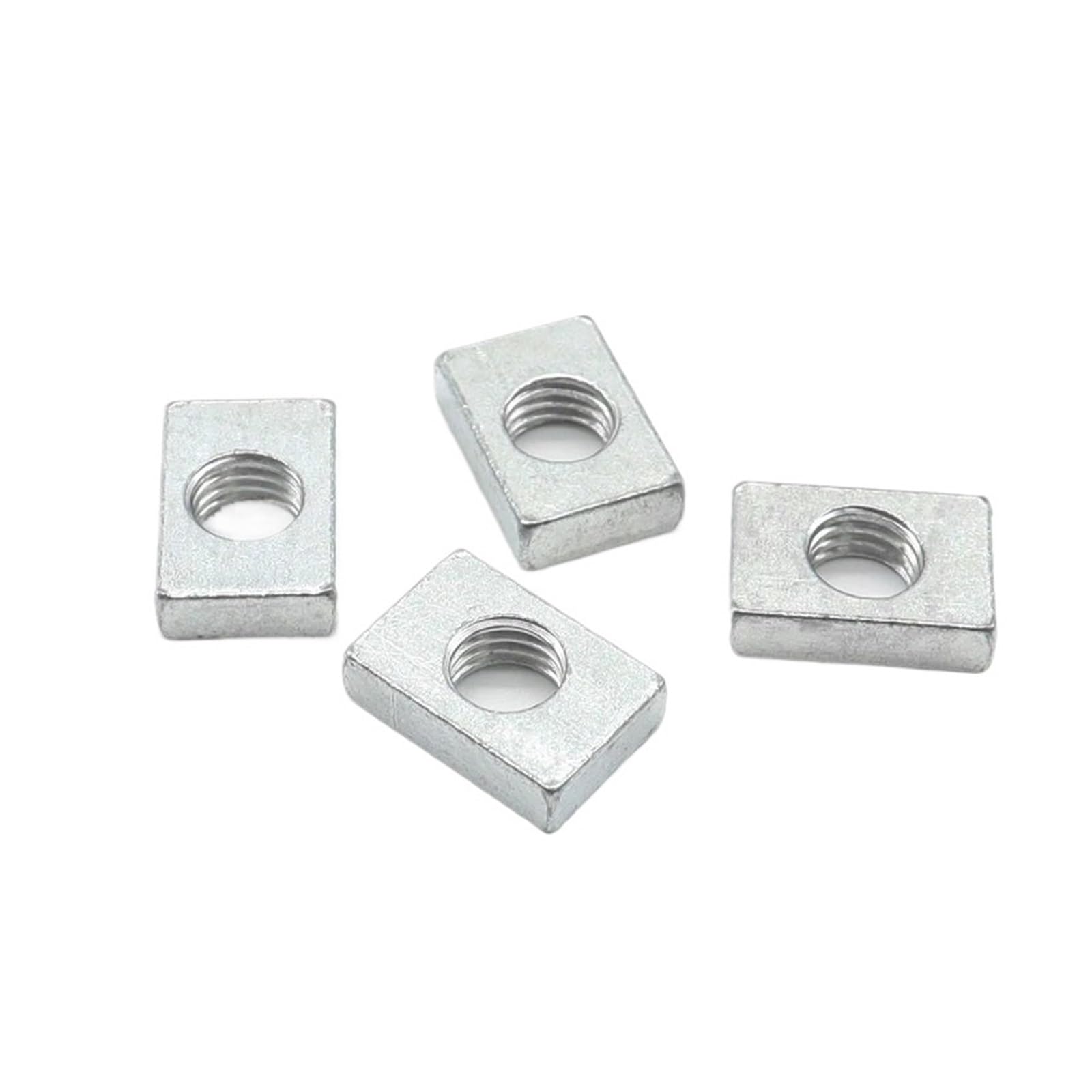 Écrous rectangulaires minces en acier au carbone zingué