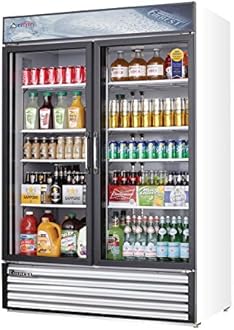 EMSGR48 Reach-in Merchandising Refrigerator 2 Swing Glass Doors, 115v, NSF - 50 cu. ft.