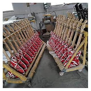 AMINIY Guitare électrique Jazz Full Taille de Taille Maple Touche Acoustique String Guitare électrique Rouge avec… - Les Beatles, Paul McCartney, John Lennon, RIngo Starr, George Harrison AMINIY Guitare électrique Jazz Full Taille de Taille Maple Touche Acoustique String Guitare électrique Rouge avec… – Image 3