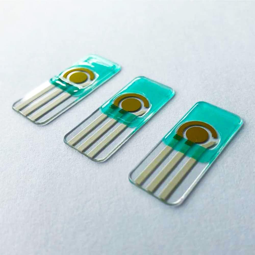 3-in-1 Screen-Printed Electrochemical Electrodes Gold Working 100pcs | Gold working, Ag/AgCl reference & auxiliary electrodes for accurate electrochemical detection in environmental
