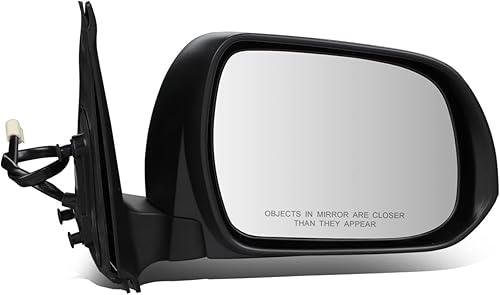 DNA Motoring OEM-MR-TO1321285 Espejo retrovisor plegable no calentado con ajuste de potencia lateral derecho cromado con señal de giro compatible