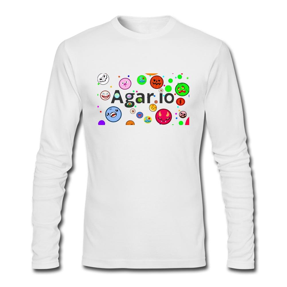 XingL Men's Agar iol Design Long Sleeve Cotton T Shirt