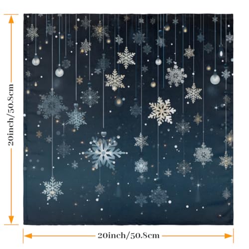Servilletas de Tela Snowflake Set x6 50.5x50.5 cm miniatura 2