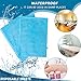 Tatuo 50 Pieces 31 x 70 Inches Disposable Bed Sheets Bed Cover Massage Table Sheet Non-woven Fabric for Spa, Lash, Beauty Salon, Waxing, Hotels(Blue)