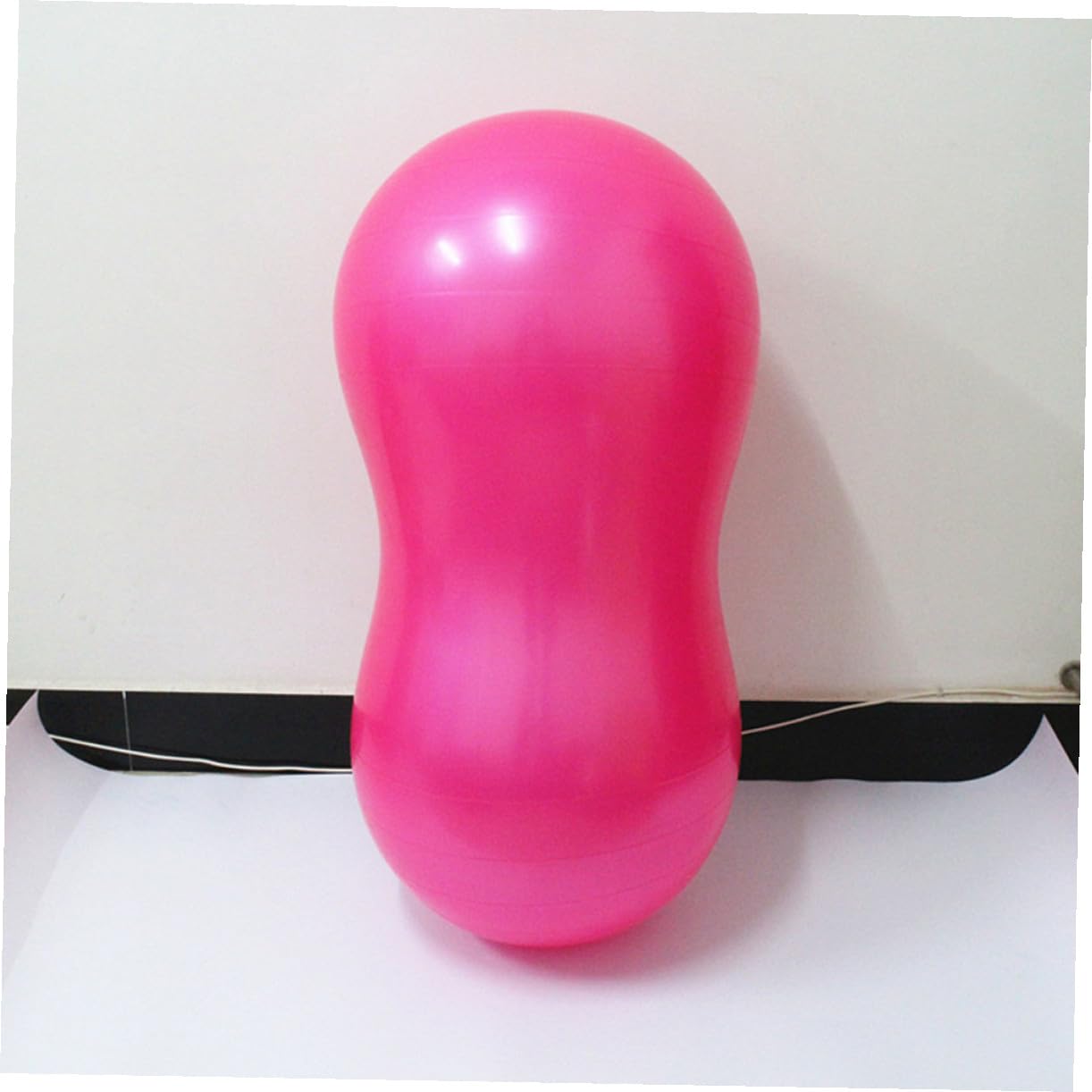 Alipis Verdickter Rosa Yogaball aus PVC Platzfester Trainingsball für Pilates und Home Exercising zur Verbesserung von Koordination und Kraft